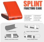 Folded First Aid Splint, Emergency Fixation Splint for Arm Leg Broken Bones Fracture,Pets Splint Ideal for Sports, Home, First Aid Refill Supplies(JD001FA) - Image 4