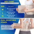 Postpartum Belly Girdle, Adjustable Abdominal Wrap for Women,C-Section Belly Binder Strengthens Waist and Provides Compression(JD102PB) - Image 6