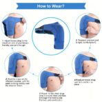 Shoulder Brace for Women Men Shoulder Pain Bandage Neoprene Blue Left Right Adjustable Compression for Arthritic Tendinitis Bursitis(JD007S) - Image 3