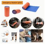 Roll-up First Aid Splint, Emergency Fixation Splint for Arm Wrist Protectors,Reusable Pet First Aid Training, Plastic Fracture Splints for Outdoor,Sports, Home(JD002FA) - Image 5