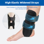 Adjustable Ankle Brace Splint,Foot Stabilizer for Ankle Fracture Recovery with Stirrup Support,One Size Fits All（JD002A） - Image 3