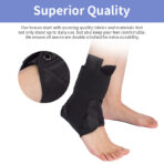 Adjustable Lace up Breathable Ankle Compression Support Brace Ankle Brace for Ankle Stabilizer（JD014A） - Image 5