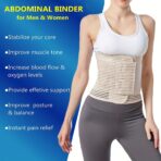 Postpartum Belly Girdle, Adjustable Abdominal Wrap for Women,C-Section Belly Binder Strengthens Waist and Provides Compression(JD102PB) - Image 2