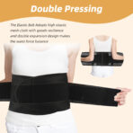 Waist Back Brace for Men and Women,Breathable Back Support Belt,Back Support for Lower Back Pain and Spinal Fractures(JD012B) - Image 6