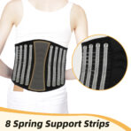 Back Brace for Lower Back Pain, Lumbar Support for Herniated Disc, Sciatica, Arthritis,Adjustable Waist Support Belt for Men and Women(JD031B) - Image 6