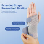 Wrist Brace for Carpal Tunnel, Wrist Support for Men and Women for Tendonitis Arthritis Sprains,Hand Brace Fits Left & Right Hand(JD002W) - Image 2