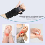 Wrist Brace for Men and Women,Wrist Wraps and Support for Arthritis, Tendonitis, and Radius Injury,Pain Relief & Support Wrap for Carpal Tunnel(JD214W) - Image 5