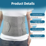 Postpartum Belly Band,Women Abdominal Binder,Postpartum Girdle Belly Wrap Supports Recovery After C-Section, Strengthens Waist Trainer(JD101PB) - Image 5