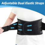 Breathable Waist Lumbar Lower Back Support Belt for Men Women,Adult Back Brace with 3D Lumbar Pad,Back Sciatica Brace(JD101B) - Image 3
