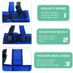 Wheelchair Seatbelt,Elderly Support Strap for Prevent Falls and Tilting, Wheelchair Restraint Belt for Patients (JD103TB) - Image 4