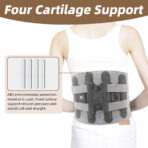 Medical Back Support Belt With 4 Steel Plates, For Sciatica, Herniated Disc, Scoliosis  Waist Support Or Pain Relief, Breathable Material(JD020B) - Image 6