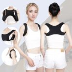 Upper Adjustable Back Posture Corrector Magnet Self-Heating Clavicle Support Back Straight Shoulders Brace Strap Correct(JD101P) - Image 7