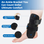 Adjustable Ankle Brace Splint,Foot Stabilizer for Ankle Fracture Recovery with Stirrup Support,One Size Fits All（JD002A） - Image 2