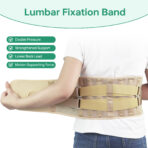 Back Brace Support Belt,Adjustable Waist Support Straps,Lower Back Brace with Removable Lumbar Pad for Men & Women(JD102B) - Image 5