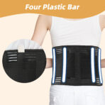 Waist Back Brace for Men and Women,Breathable Back Support Belt,Back Support for Lower Back Pain and Spinal Fractures(JD012B) - Image 5