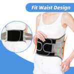 Back Support Brace for Women, Adjustable Lumbar Support for Herniated Disc,Sciatica, Scoliosis,Waist Wrap with Spring Stabilizers(JD050B) - Image 6
