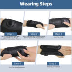 Adjustable Knob Wrist Brace,Hand Brace for Pain Relief, Injuries, Sprains,Wrist Support Brace for Carpal Tunnel(JD010W) - Image 7