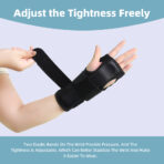 Wrist Brace for Men and Women,Wrist Wraps and Support for Arthritis, Tendonitis, and Radius Injury,Pain Relief & Support Wrap for Carpal Tunnel(JD214W) - Image 4