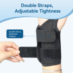 Adjustable Wrist Brace for Carpal Tunnel,Wrist Support for Men and Women,Thumb Brace for Tendinitis, Arthritis, Right Hand(JD101W） - Image 2