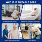 Adjustable Patient Lift Sling,Transfer Sling for Elderly and Patients,Reliable Lift Aid for Easy Mobility and Transfer,Medical Sling for Stairs and Shifts(JD101TB) - Image 3