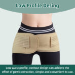 Pelvic Shorts, Butt, Tummy Tightening, Pelvic Support, Shape wear for Women, Breathable, Stretchable,Hip Lifting（JD010PS） - Image 2