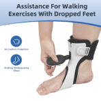 Ankle Stabilizer Foot Drop Splint Night Splint Ankle Foot Brace Splints for Drop Foot Wearable Shoe（JD001F） - Image 3