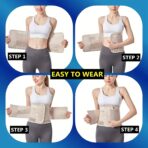 Postpartum Belly Girdle, Adjustable Abdominal Wrap for Women,C-Section Belly Binder Strengthens Waist and Provides Compression(JD102PB) - Image 7