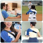 Shoulder Brace for Women Men Shoulder Pain Bandage Neoprene Blue Left Right Adjustable Compression for Arthritic Tendinitis Bursitis(JD007S) - Image 6