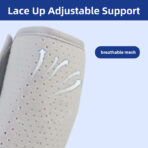 Walking Boot,Breathable Comfortable Ankle SplintAdjustment Foot Drop Support Brace Stable Foot Ankle Support Fracture Boot（JD004F） - Image 5