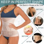 3 in 1 Postpartum Belly Band,Abdominal Support Girdle Recovery Belly/ waist/pelvis Belt,C-Section Breathable Belly Binder(JD103PB) - Image 6