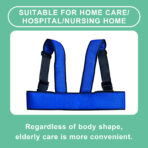 Wheelchair Seatbelt,Elderly Support Strap for Prevent Falls and Tilting, Wheelchair Restraint Belt for Patients (JD103TB) - Image 3