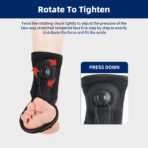 Adjustable Plantar Fascia Foot Drop Support with Dial for Orthopedic Ankle Stability and Injury Recovery（JD010A） - Image 7