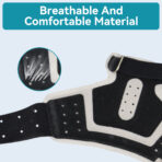 Thumb Wrist Guard Sports Hand Wrist Guard with Compression Protection Aluminum Alloy Support Wrist Protector Big Finger(JD052FS) - Image 8