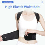 Back support Posture Corrector Men And Women Shoulder Lumbar Posture Corrector Adjustable Comfortable Back Correctors back Posture corrector(JD016P) - Image 6