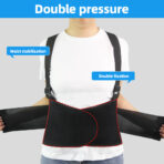 Lower Back Brace with Suspenders,Back Support Belt for Men Women,Adjustable Work Waist Support for Moving Construction Warehouse Heavy Lifting & other Industrial Activities Safety & Protection（JD005B） - Image 6