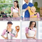 Shoulder Brace for Women and Men Recovery Shoulder. Adjustable Shoulder Support for Rotator Cuff, Joint Pain Relief, Shoulder Injuries. Perfect Fit Shoulder Compression Sleeve (One Size Regular) (JD008S) - Image 6