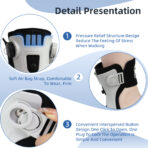 Ankle Stabilizer Foot Drop Splint Night Splint Ankle Foot Brace Splints for Drop Foot Wearable Shoe（JD001F） - Image 4