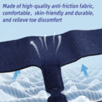 Toe Splint Hammer Toe Corrector, Fractured Toe Support, Curled Toe,Hallux Valgus Toe, Adjustable Bent Toe Fixation Splint Metal Support Bracket, Bunion Corrector For Men And Women(JD005T) - Image 6