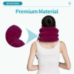 Neck Brace Adjustable Neck Traction Device Inflatable Neck Stretcher Neck and Shoulder Pain Relief Pillow (JD011C) - Image 6
