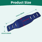 Transfer Sling for Seniors,Wide Transfer Belt for Bedridden Patients, Nursing Turn Assist Device, Gait Belt for Elderly Adults, Lift Belt for Safe Mobility and Support（JD105TB） - Image 7