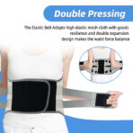 Back Support Brace for Women, Adjustable Lumbar Support for Herniated Disc,Sciatica, Scoliosis,Waist Wrap with Spring Stabilizers(JD050B) - Image 5