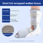Walking Boot,Breathable Comfortable Ankle SplintAdjustment Foot Drop Support Brace Stable Foot Ankle Support Fracture Boot（JD004F） - Image 4