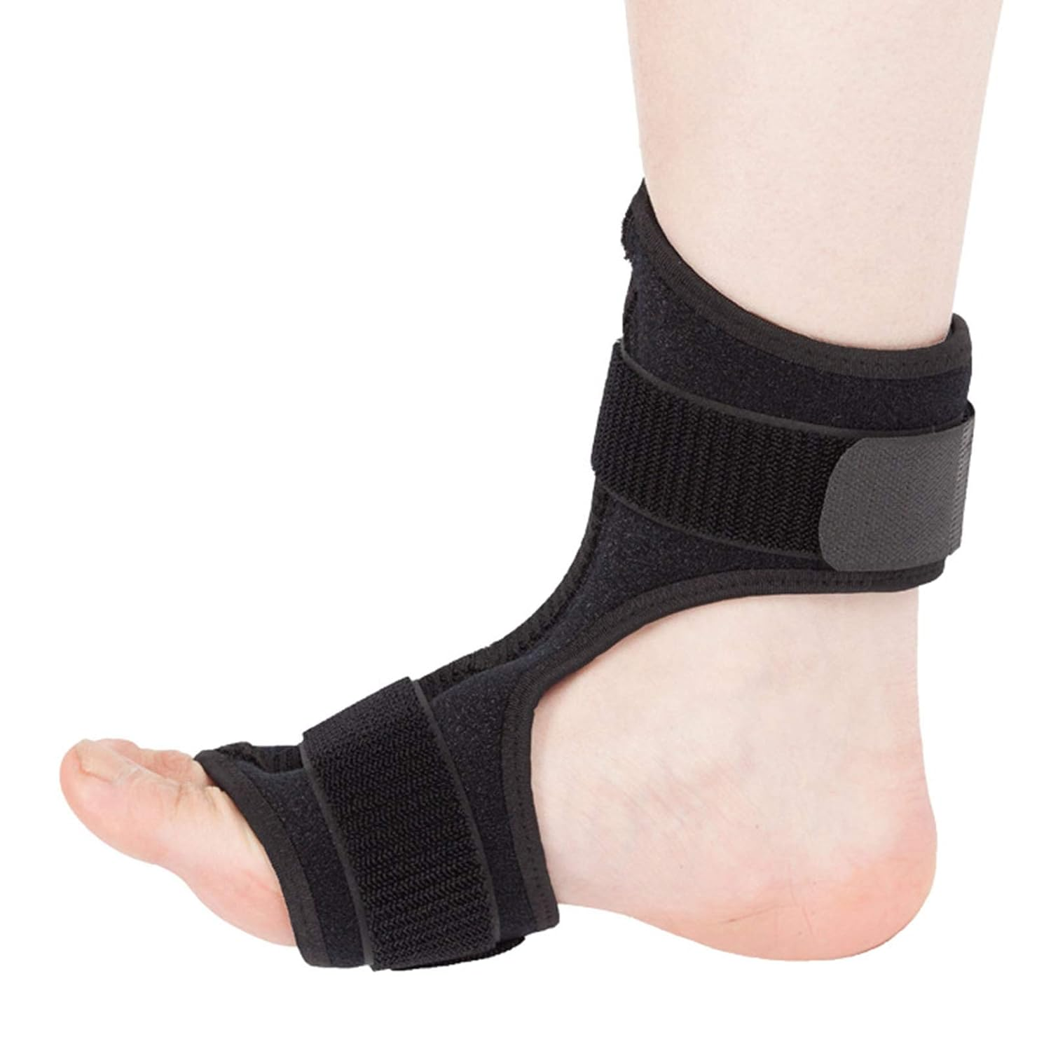9 Foot Orthosis Ankle Brace Support Foot Drop Brace Heel Brace for Heel Pain Achilles Tendonitis Relief Right /Left(JD111A) - Image 1