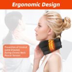 Removable and portable U-shaped foam neck pillow for cervical sleeping for Sleeping Neck Support Women & Men（JD010C） - Image 4