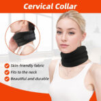 Removable and portable U-shaped foam neck pillow for cervical sleeping for Sleeping Neck Support Women & Men（JD010C） - Image 2