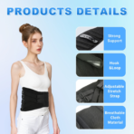 Back Brace for Lower Back Pain Women,Lumbar Support Belt with Lumbar Pad, Men Waist support for Herniated Disc,Sciatica(JD010B) - Image 4