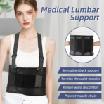 Men Back Brace for Work,Lumbar Support Belt for Women, Lower Back Brace for Pain Relief, Sciatica Belt for Weightlifting and Gardening, High Elasticity Waist Support(JD024B) - Image 4