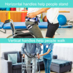 Patient Transfer Belt with Leg Loops,Detachable Gait Assist Device for Easy and Secure Mobilization,Wake Up Assist Belt for Improved Leg Gait and Mobility(JD050TB) - Image 6