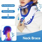 Adjustable Neck Stretcher Collar for Home Traction Spine Alignment Cervical Neck Traction Device(JD021C)) - Image 2