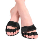 Adjustable 5 Finger Half Palm Forefoot Cushion Thumb Toe Eversion Overlapping Hammer Shaped Toe Splitter Foot Care Tools（JD006T）